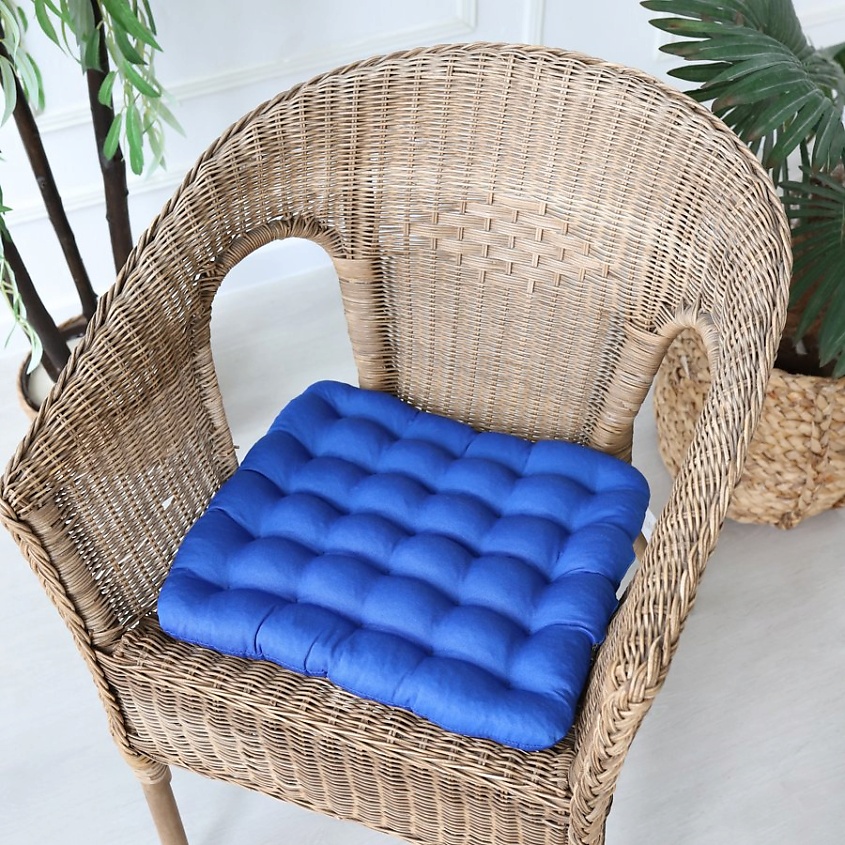 BIO TEXTILES Подушка-сидушка на стул с лузгой гречихи – фото 2