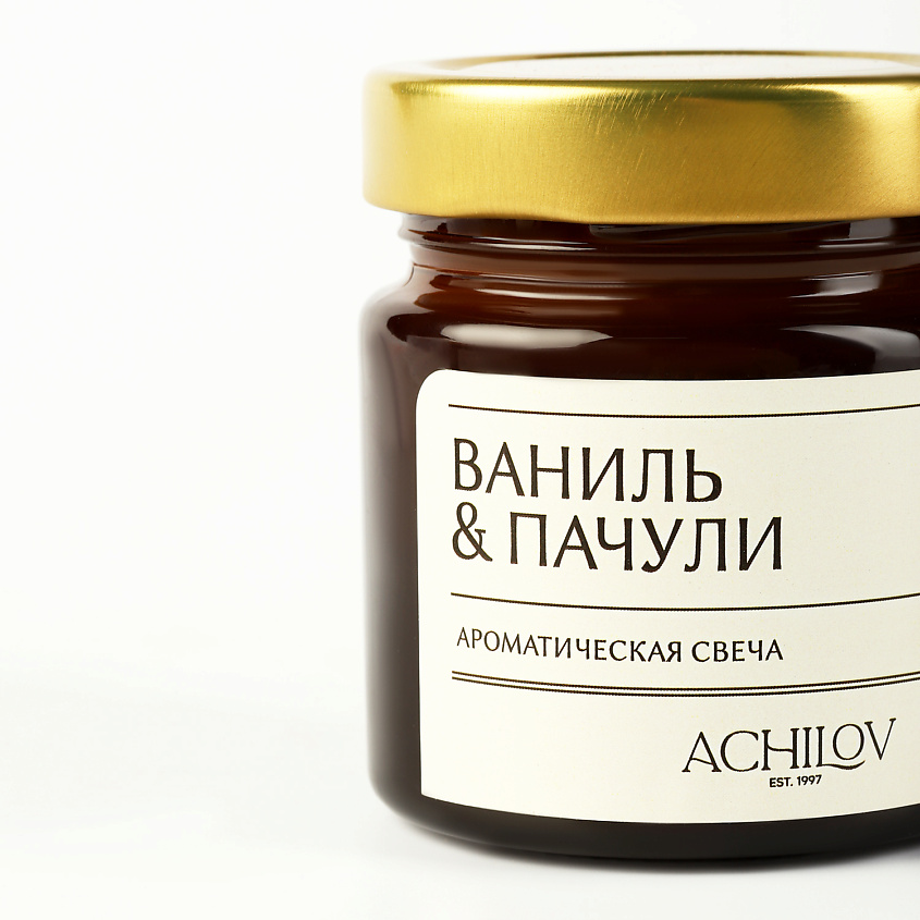 ACHILOV Ароматическая свеча "Ваниль & Пачули" – фото 4