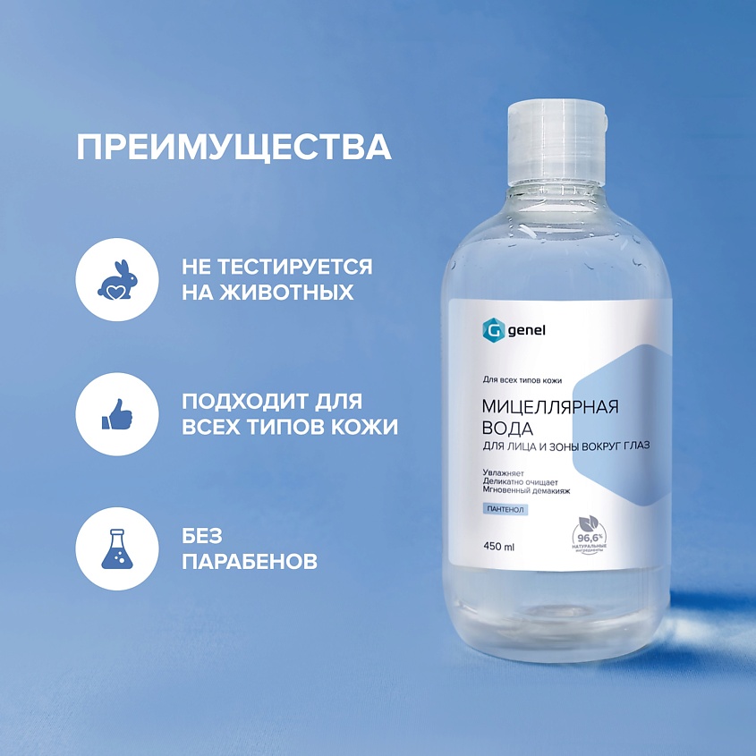 G GENEL Мицеллярная вода – фото 4