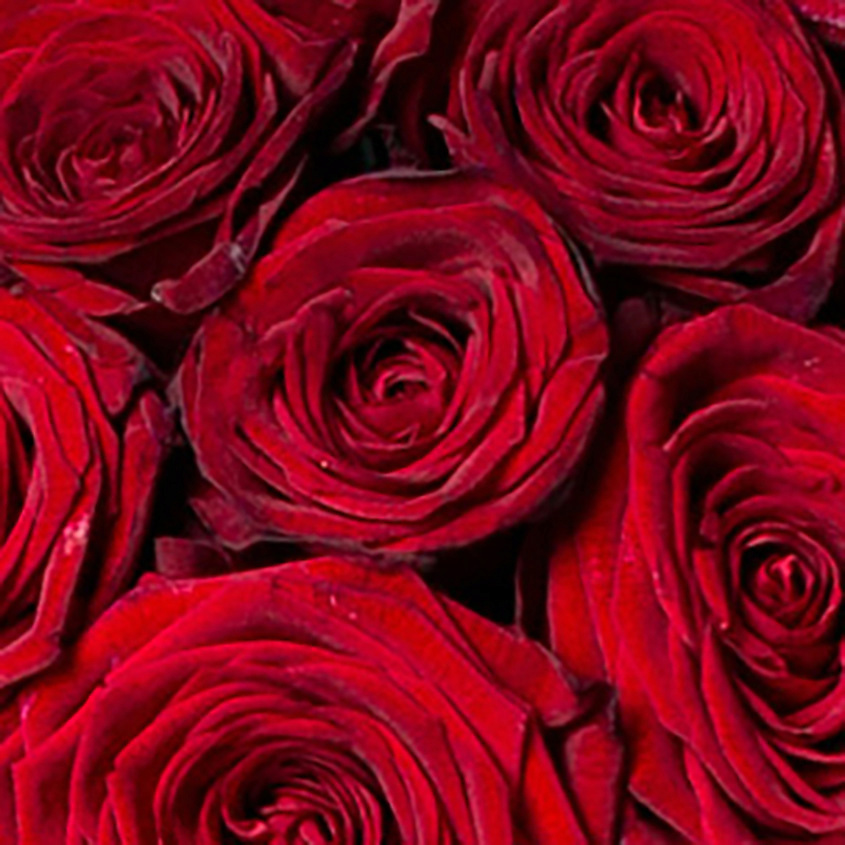 ЛЭТУАЛЬ FLOWERS Букет из бордовых роз 9 шт. – фото 4