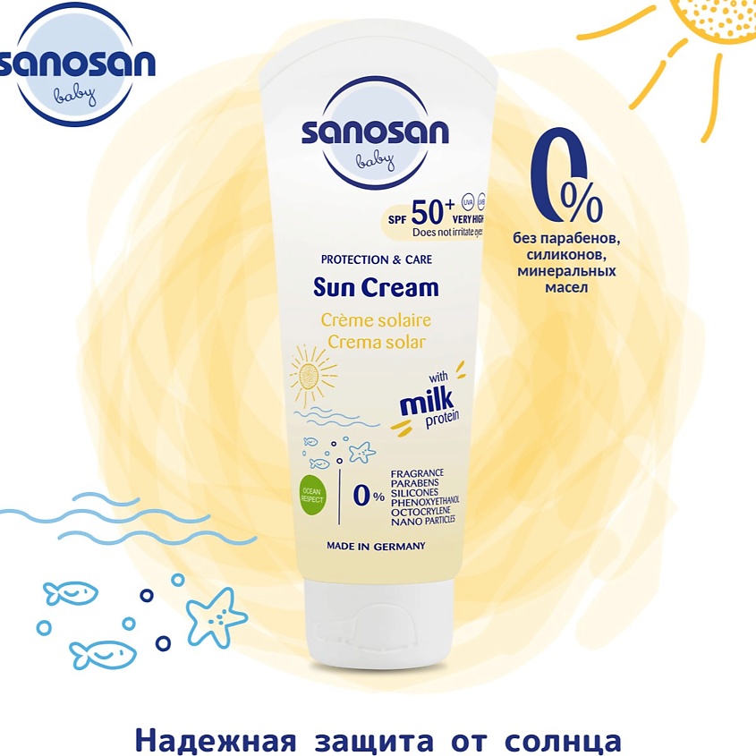 SANOSAN Солнцезащитный крем SPF 50+ – фото 8