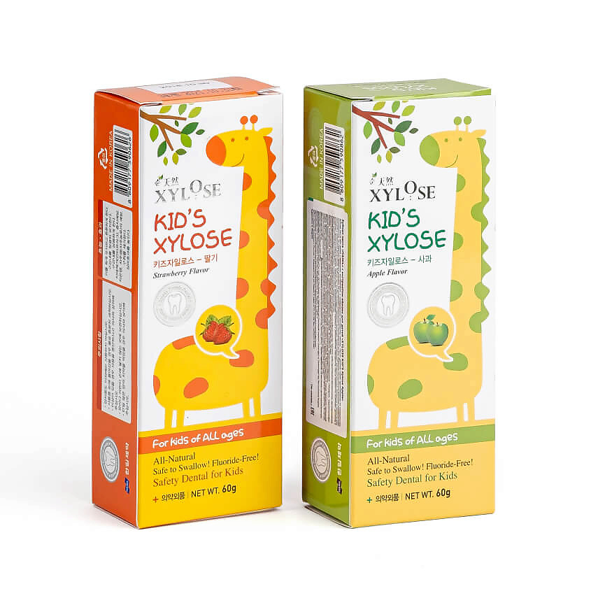 HANIL Зубная паста 'Hanil' с экстрактом клубники для детей 'XYLOSE KID'S Xylose Strawberry' – фото 4