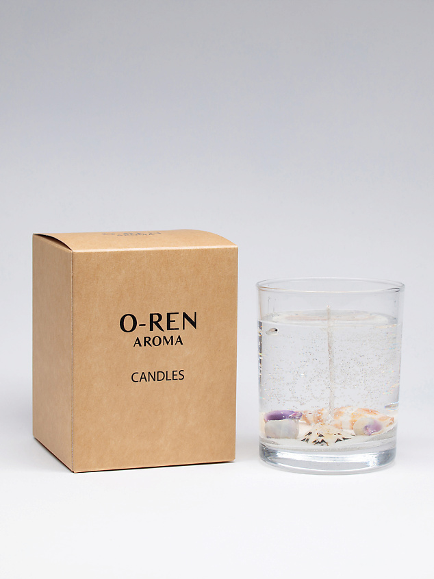 O-REN AROMA Свеча ароматическая гелевая  лаванда – фото 3