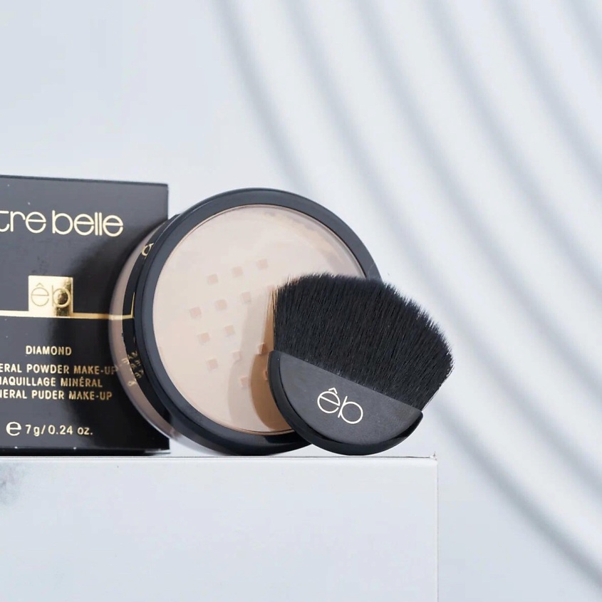 ETRE BELLE Легкая минеральная пудра для лица  с аметистово-турмалиновыми пигментами – фото 3