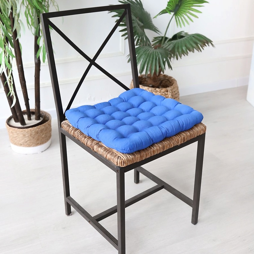BIO TEXTILES Подушка-сидушка на стул с лузгой гречихи – фото 4