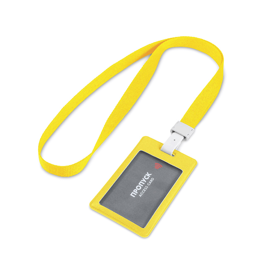 FLEXPOCKET Пластиковый карман для бейджа или пропуска на ленте – фото 3
