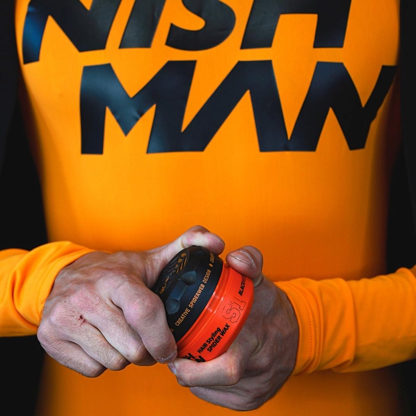 NISHMAN Воск-паутинка для волос S1 Black Widow – фото 3
