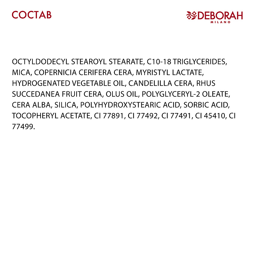 DEBORAH MILANO Карандаш для губ стойкий 24 ORE LONG LASTING LIP PENCIL – фото 2