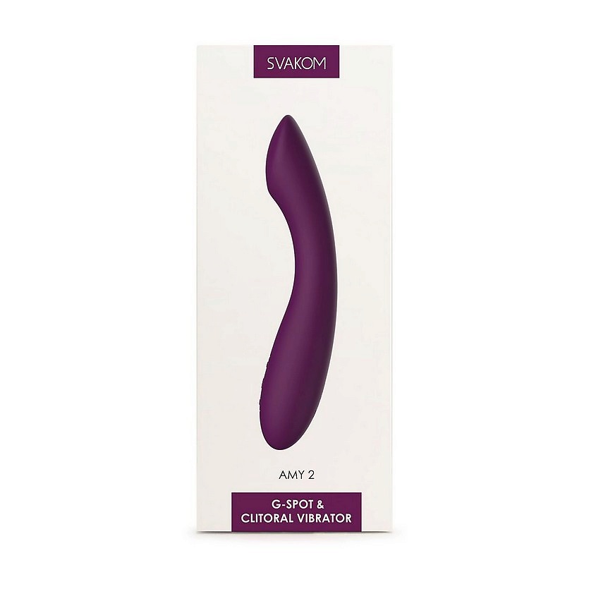 SVAKOM Вибростимулятор со встроенным аккумулятором Amy 2 Violet – фото 2
