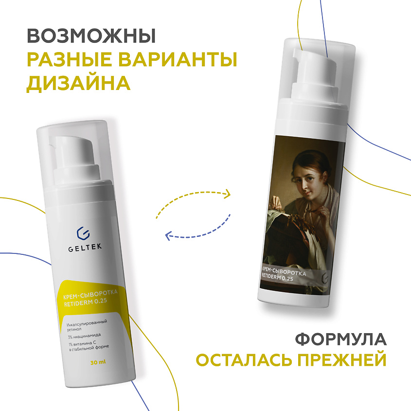 ГЕЛЬТЕК Крем-сыворотка с ретинолом Retiderm 0.25 – фото 8