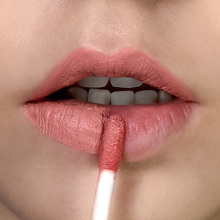 CHARME Матовая кремовая губная помада "Sugar Lips", 103 Светло-розовый – фото 2