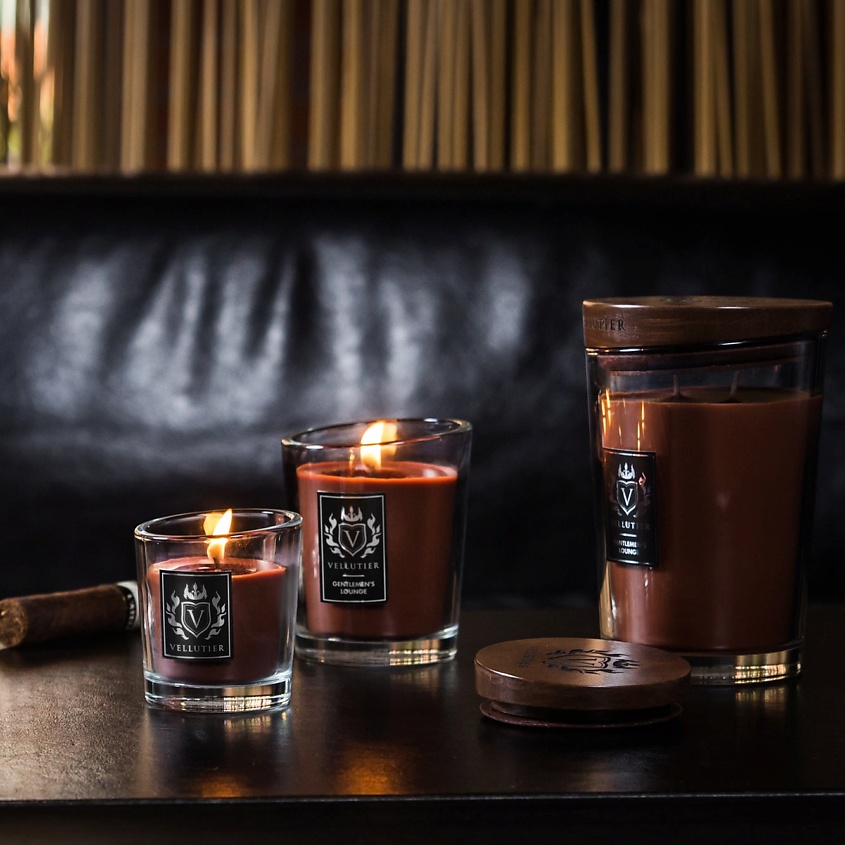 VELLUTIER Свеча Клуб джентельменов Gentlemen's Lounge, 225 г – фото 7