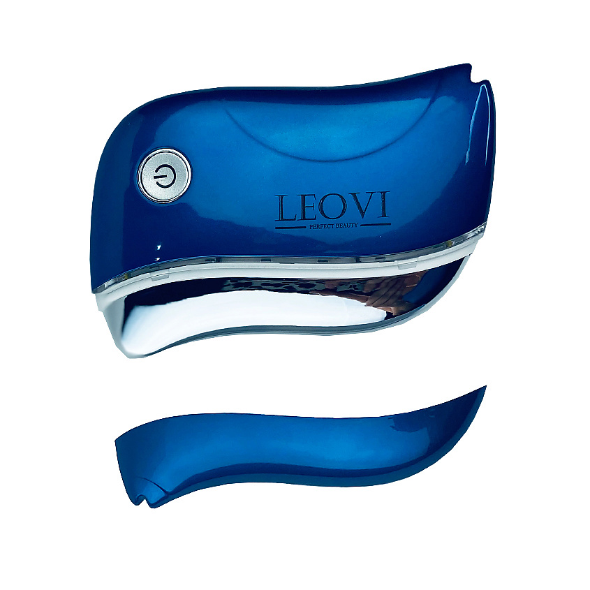 LEOVI Микротоковый массажер для лица и шеи EMS-LIFT, rf лифтинг, против морщин, Синий – фото 4