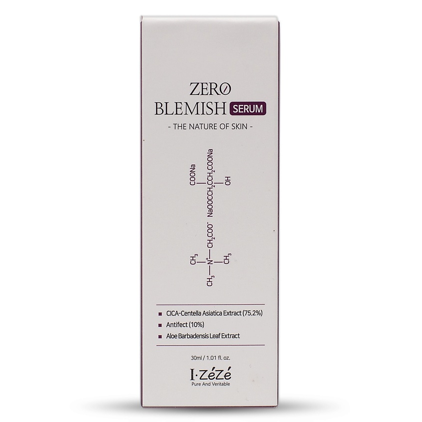 IZEZE Сыворотка с экстрактом азиатской центеллы Zero Blemish Serum – фото 5