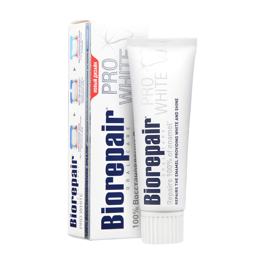 BIOREPAIR Зубная паста "Сохраняющая белизну" Pro White, 75 мл – фото 8