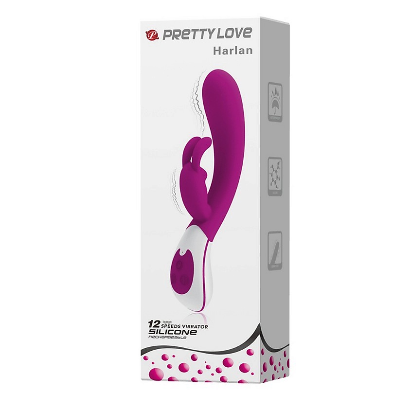 PRETTY LOVE Harlan Вибромассажер G-spot с клиторальной стимуляцией перезаряжаемый – фото 7