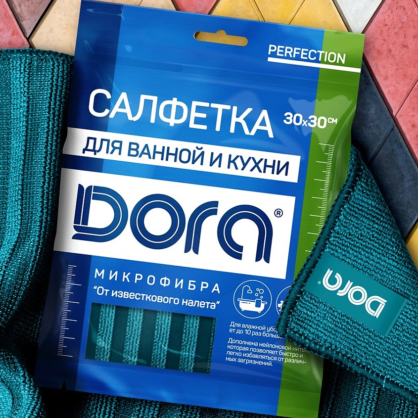 DORA Салфетка из микрофибры От стойких загрязнений – фото 3