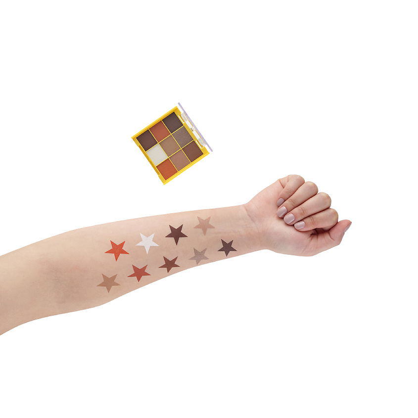 CALLISTA Палетка теней для век Multi Palette, № 103 Коффи Эддикшн 9х0,79 г – фото 5