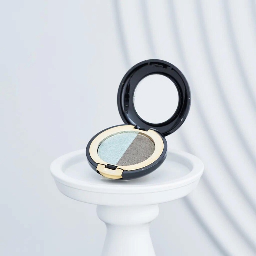ETRE BELLE Тени для век с мерцающим финишем  Hypnotic Eyes, Plum and Light Silver – фото 2