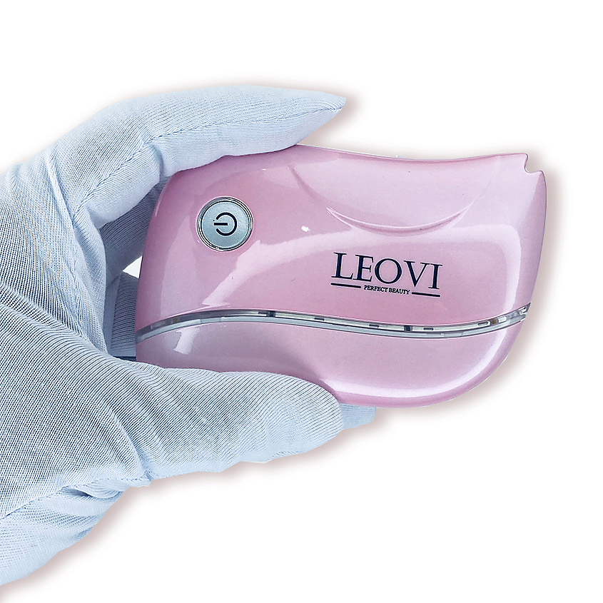 LEOVI Микротоковый массажер для лица и шеи EMS-LIFT, rf лифтинг, против морщин, Розовый – фото 2