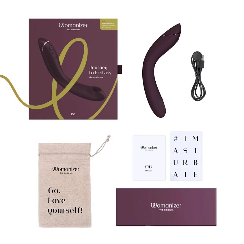 WOMANIZER Вибростимулятор G-точки OG c технологией Pleasure Air – фото 2