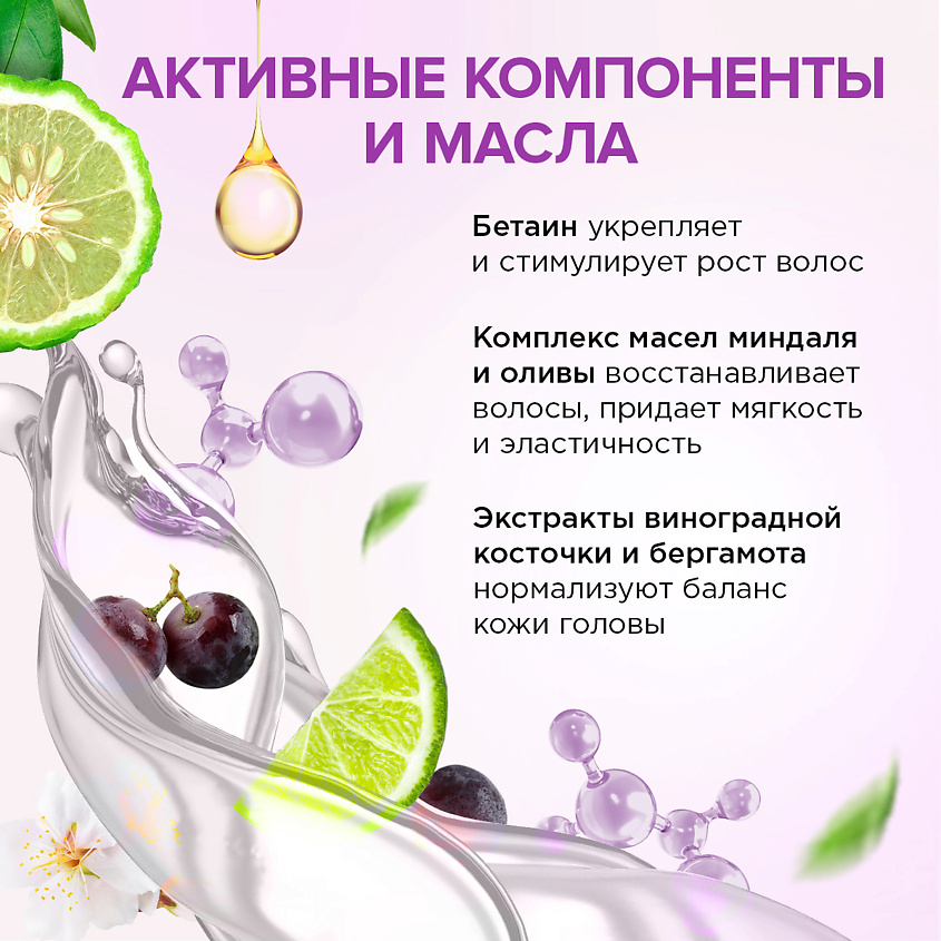 SYNERGETIC Шампунь "Экстрамягкий для ежедневного ухода 2 в 1" натуральный-бессульфатный – фото 5