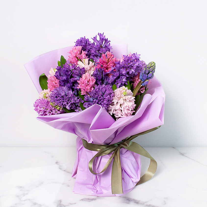 ЛЭТУАЛЬ FLOWERS Букет из гиацинтов 25 шт. – фото 3