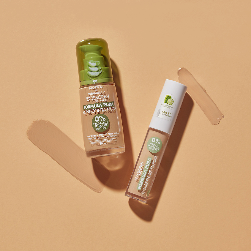 DEBORAH MILANO Тональная основа Formula Pura Nude Foundation – фото 5