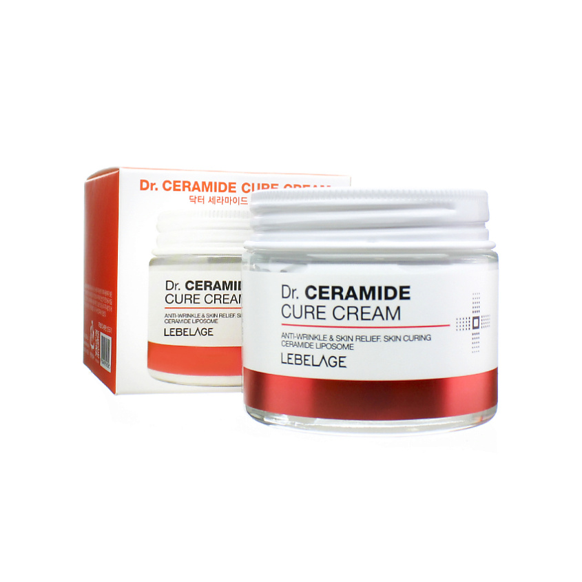 LEBELAGE Крем для лица с Керамидами Улучшающий рельеф кожи Dr. Ceramide Cure Cream – фото 5