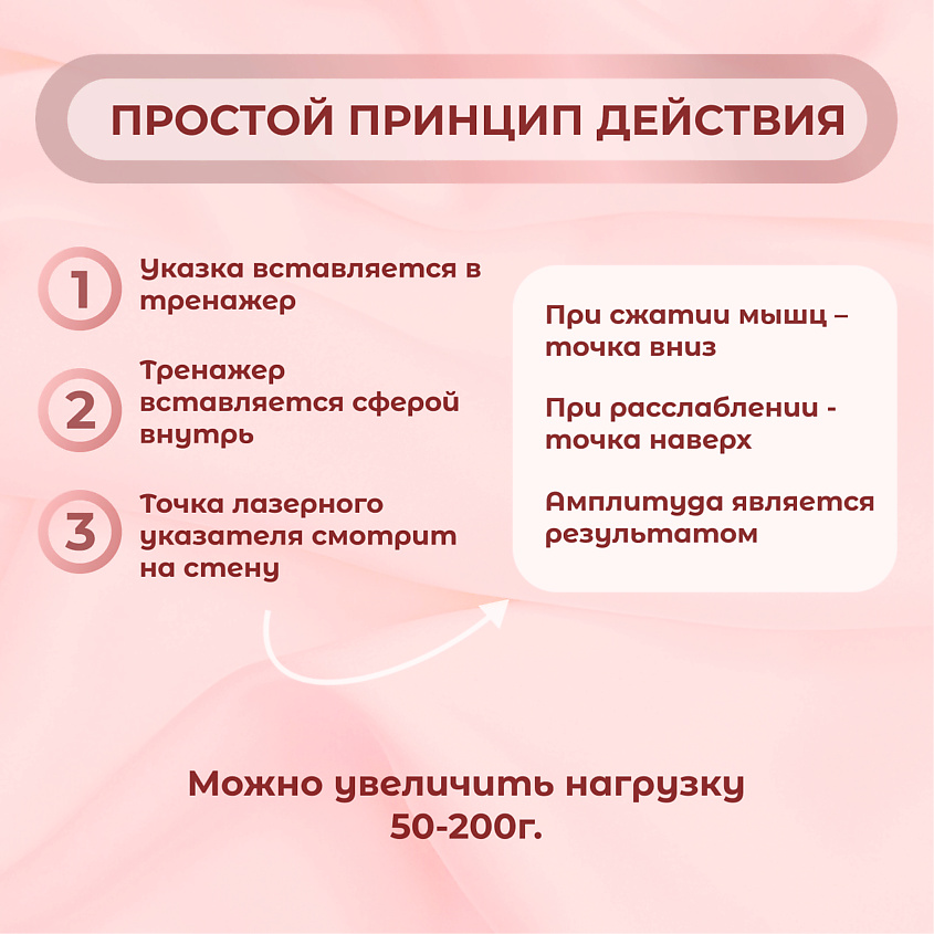 INTIMCOACH Тренажер Тюльпан для укрепления мышц тазового дна – фото 10