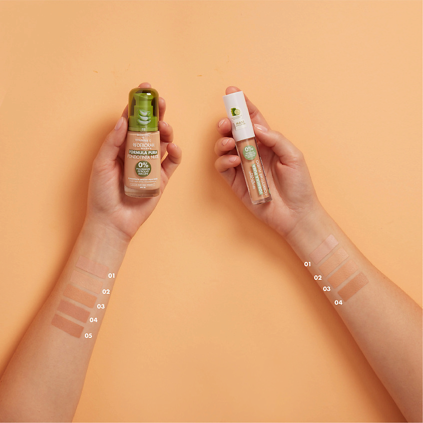 DEBORAH MILANO Тональная основа Formula Pura Nude Foundation – фото 6