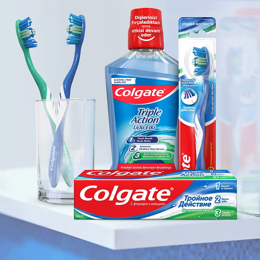COLGATE Ополаскиватель для полости рта Тройное действие – фото 10