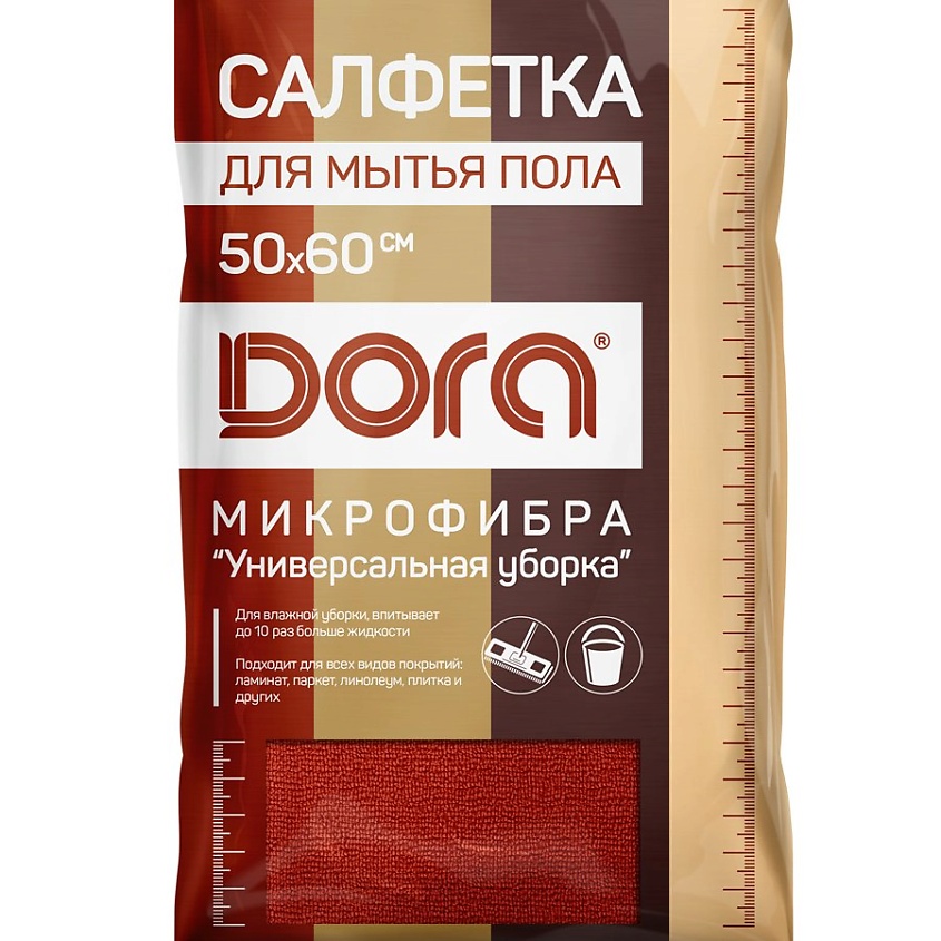 DORA Салфетка из микрофибры Универсальная для пола – фото 2