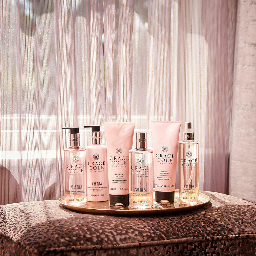 GRACE COLE Скраб для тела Дикий инжир и розовый кедр Wild Fig & Pink Cedar – фото 2