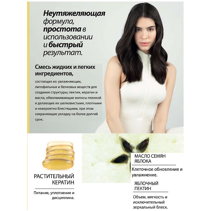 SELECTIVE PROFESSIONAL Молочко для выглаживания кутикулы для питания волос ONCARE SMOOTH – фото 3