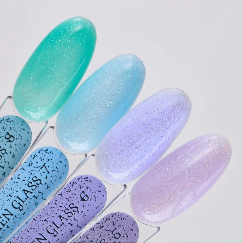 IVA NAILS Каучуковая база для гель-лака ALIEN GLASS – фото 2