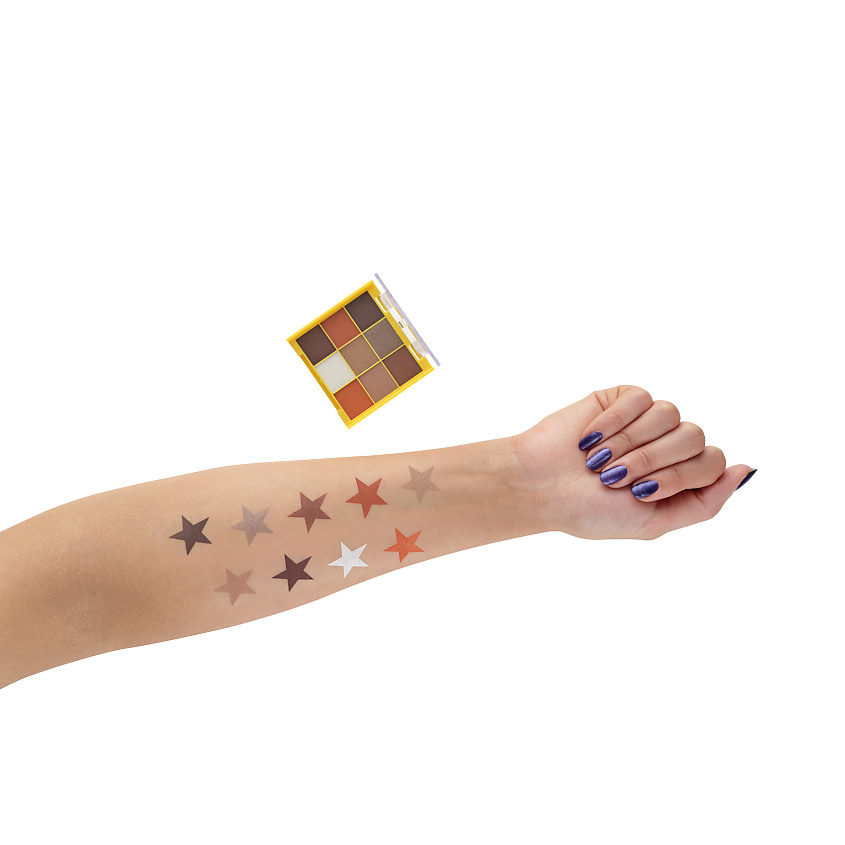 CALLISTA Палетка теней для век Multi Palette, № 103 Коффи Эддикшн 9х0,79 г – фото 4