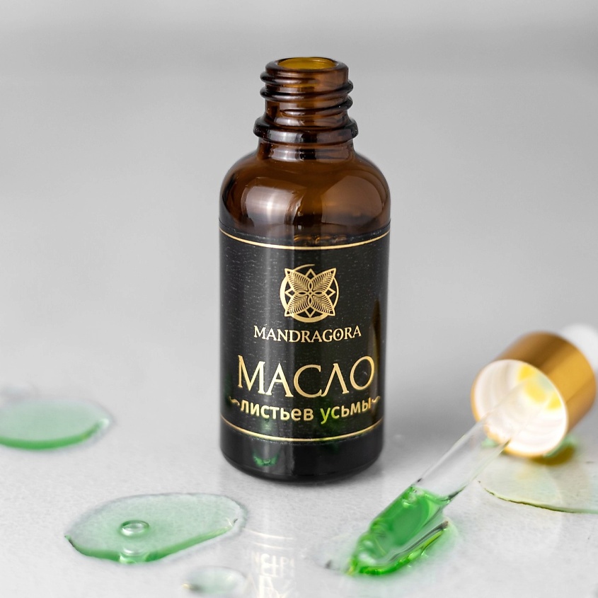 MANDRAGORA MAGIC BEAUTY Масло листьев усьмы для роста волос, ресниц и бровей – фото 2