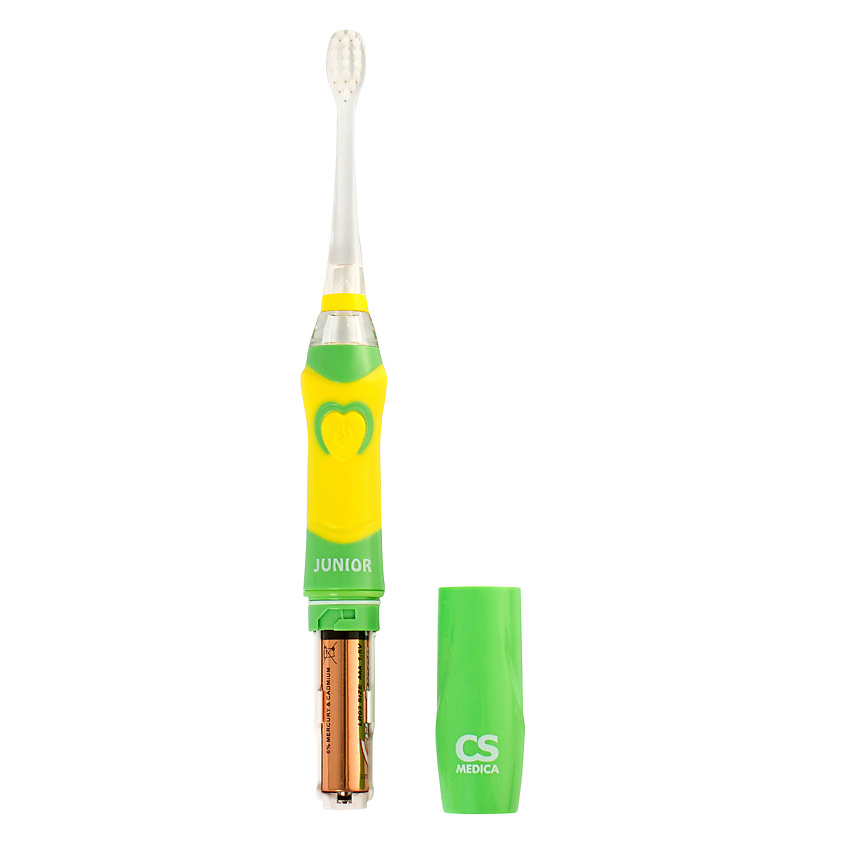 CS MEDICA Электрическая звуковая зубная щетка CS-562 Junior, цвет: Зеленый – фото 6