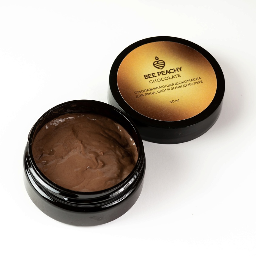 BEE PEACHY COSMETICS Bee Peachy Cosmetics Омолаживающая шокомаска для лица, шеи и зоны декольте – фото 2