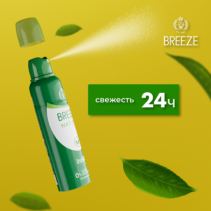 BREEZE Дезодорант для тела в аэрозольной упаковке Natural ESSENCE – фото 6