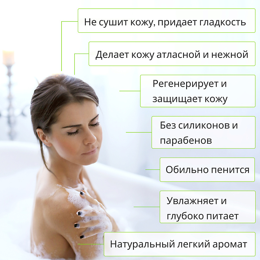 FRESH SECRETS Гель для душа с молочком ослицы и алое вера – фото 4