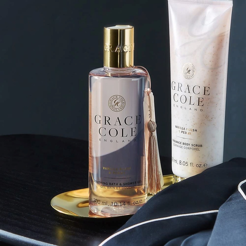 GRACE COLE Гель для ванны и душа Ваниль и пион Vanilla Blush & Peony – фото 6