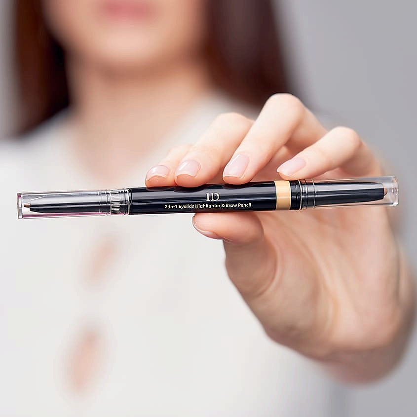 ЛЭТУАЛЬ 2-в-1 хайлайтер для век и карандаш для бровей ID, № 301, 1 шт – фото 3