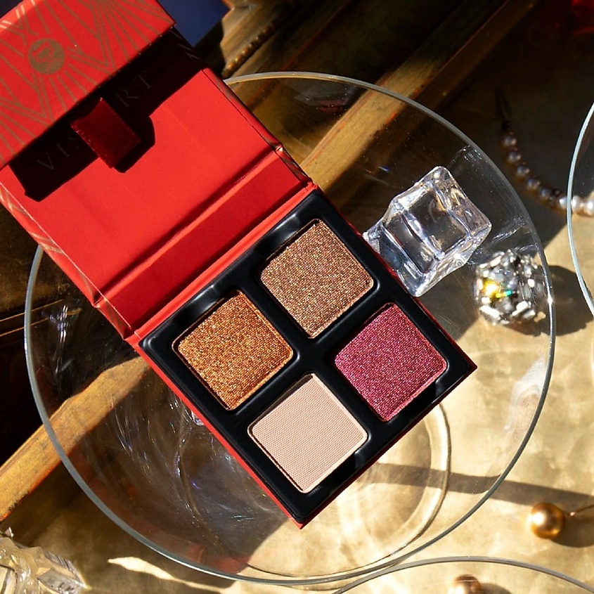 VISEART Палетка теней для век Petits Fours Garnet – фото 2