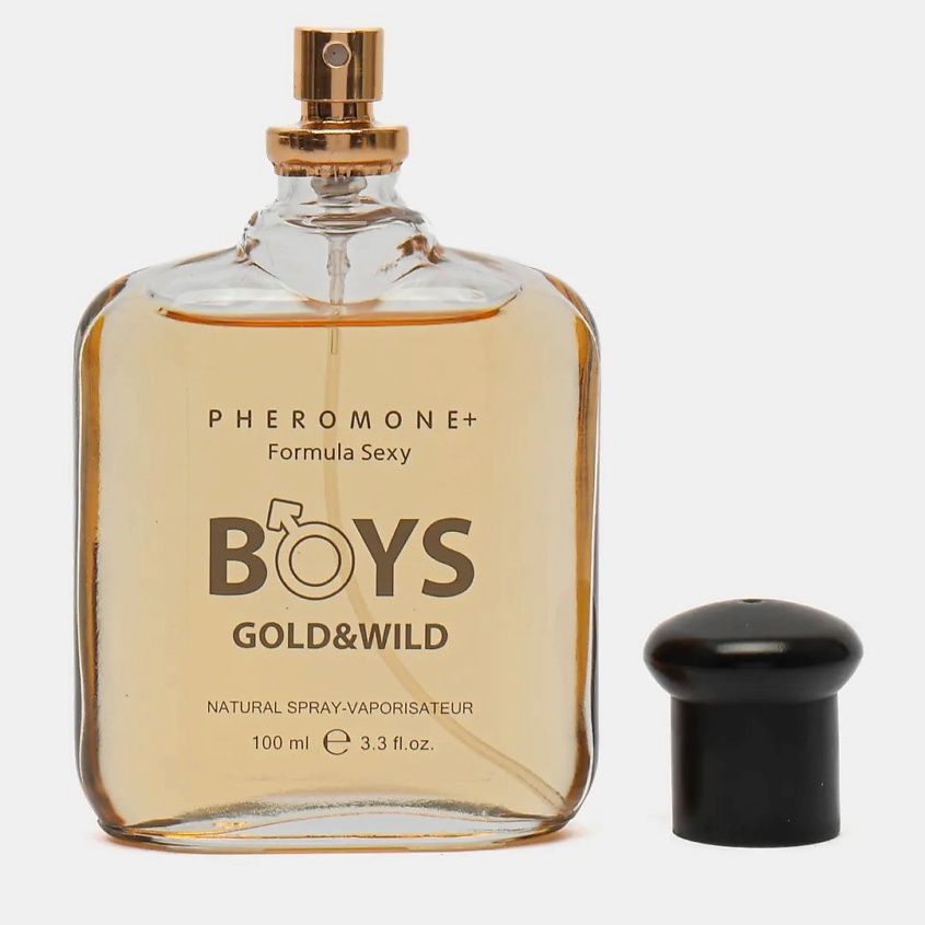 FORMULA SEXY Парфюмированный лосьон с феромонами Boys Gold & Wild древесные пряные – фото 4