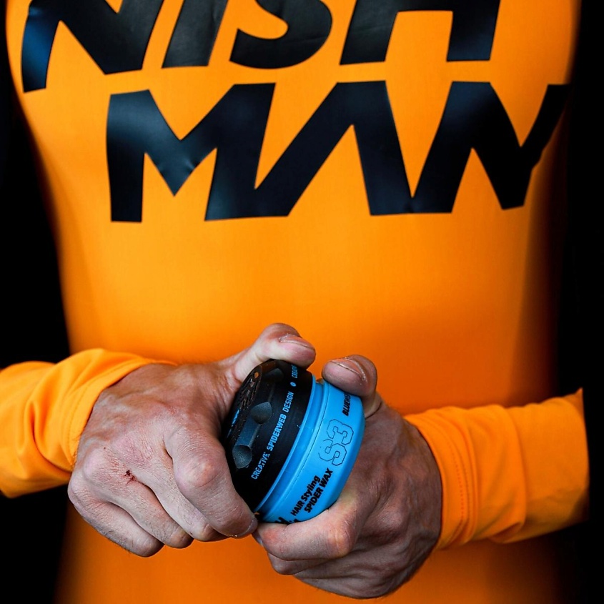NISHMAN Воск-паутинка для волос S3 Blue web – фото 4