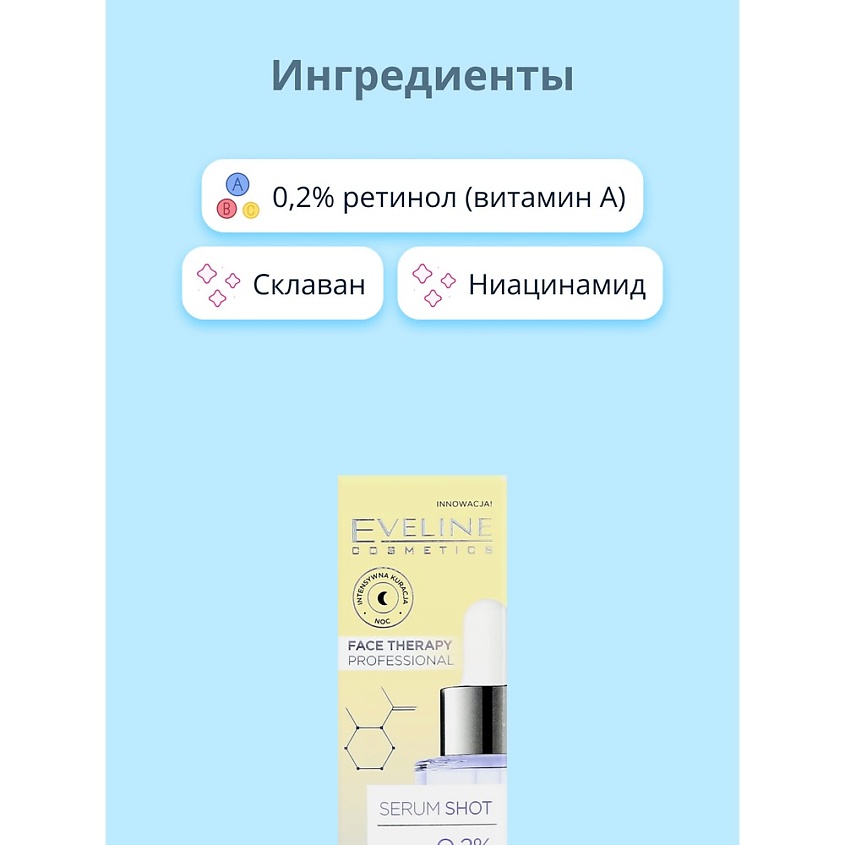 EVELINE Сыворотка для лица с ретинолом 0,2% против морщин – фото 2