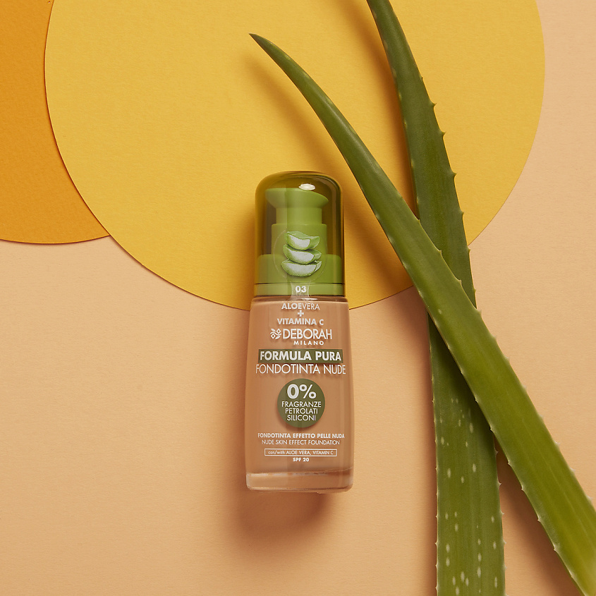 DEBORAH MILANO Тональная основа Formula Pura Nude Foundation – фото 2