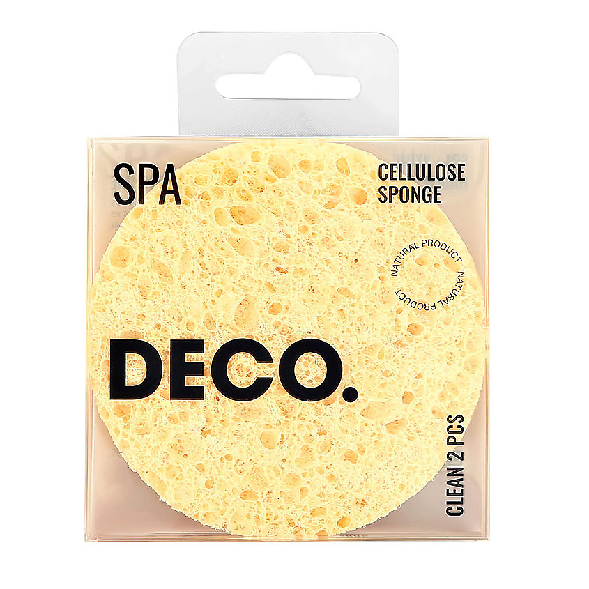 DECO. Спонжи для умывания CLEAN целлюлозные – фото 2